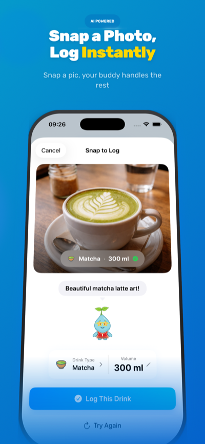 Waterie — AI-powered drink detection