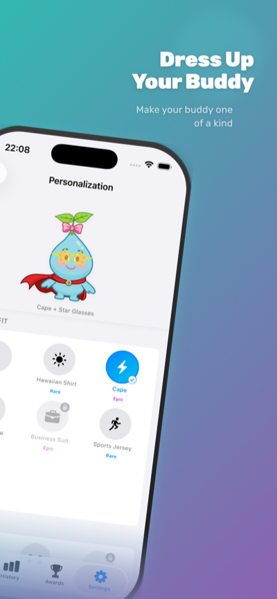 Waterie — Dress up your buddy
