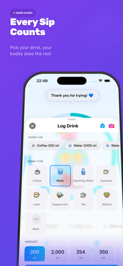 Waterie — Every sip counts