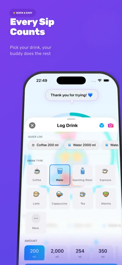 Waterie — Every sip counts